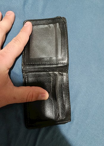 Erkek Hakiki Deri Cüzdan Siyah Carlino - Görsel 3