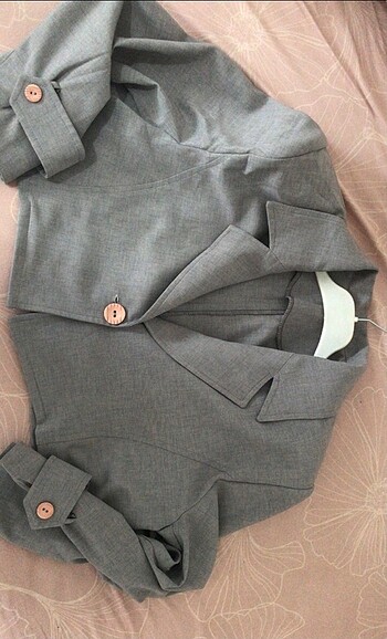 Trençkot crop ceket