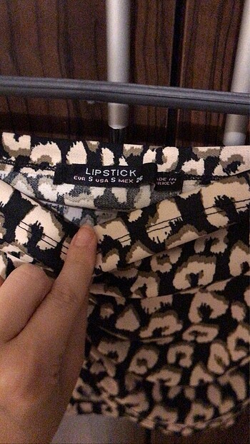 Bershka Leopar desenli crop