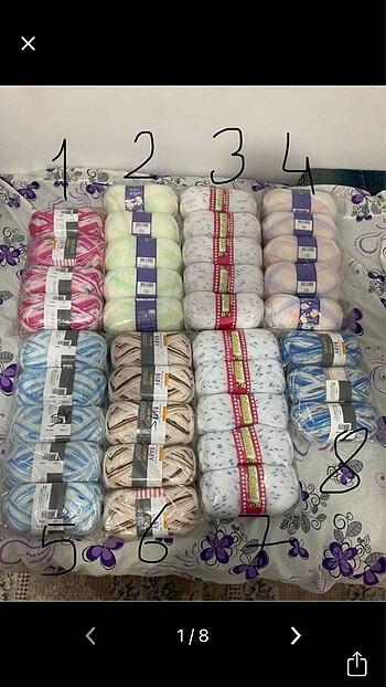 5 ve 7 no toplam 10 adet 100 TL