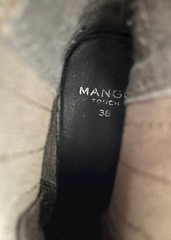 Hakiki deri süet mango vizon bot - Görsel 4