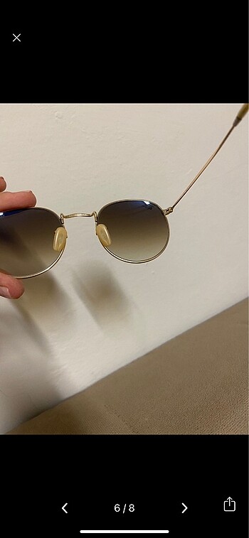  Beden kahverengi Renk Rayban round