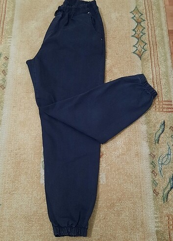 Paça lastikli kot pantolon