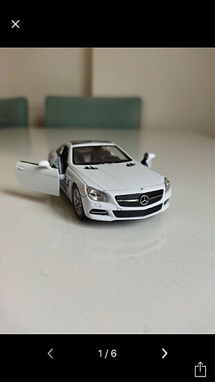 Mercedes Benz SL500 metal araba