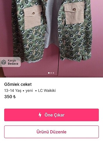 Gömlek ceket 