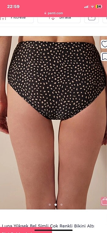 Penti Bikini altı