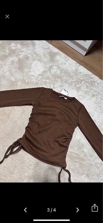 Büzgülü bluz - Görsel 3