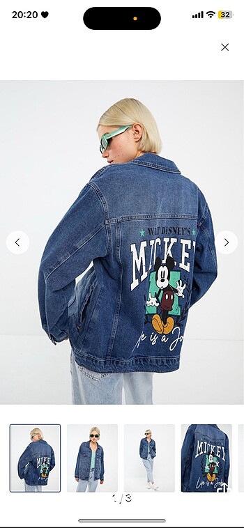 Kadın kot ceket lcw - Görsel 8