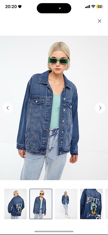 Kadın kot ceket lcw - Görsel 9