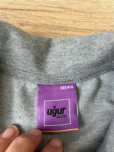 13-14 Yaş Beden Ugur okulları uğur koleji forma hırka sweat
