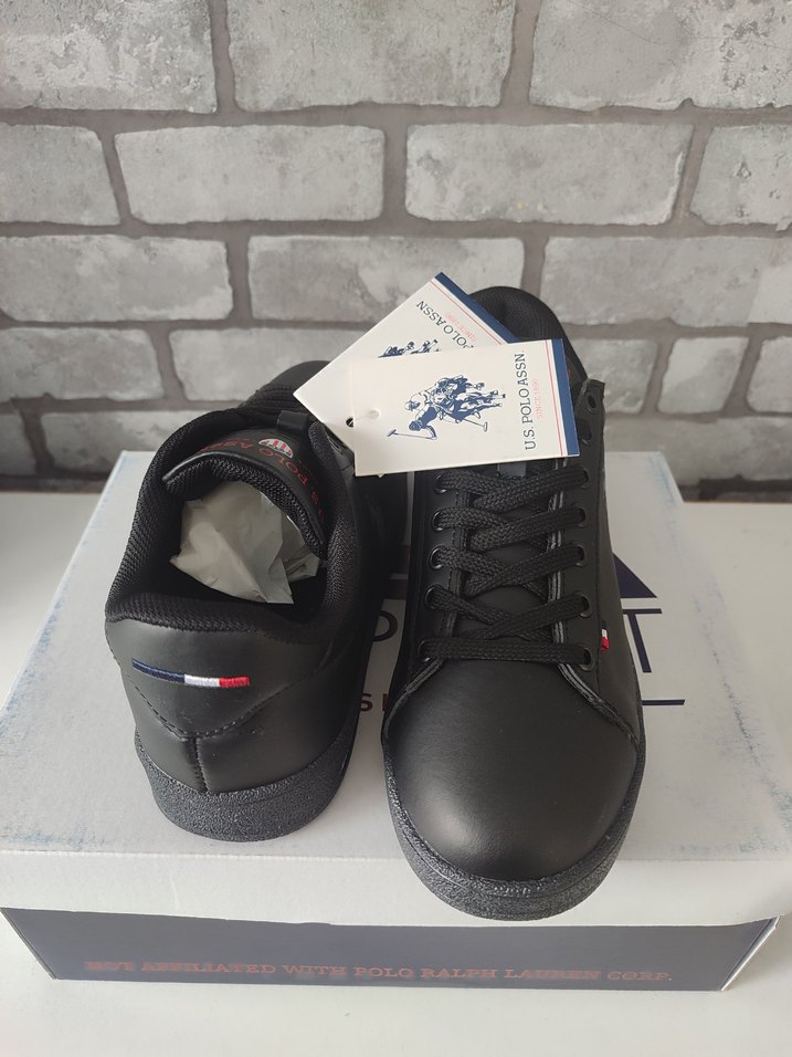 Siyah erkek Spor Ayakkabı Velcro Detaylı - Görsel 4