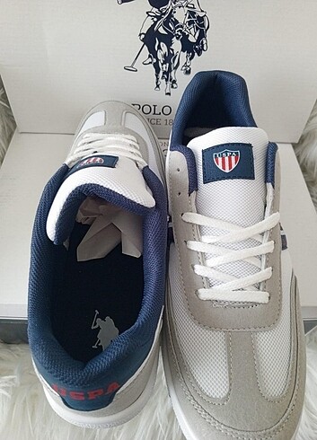 42 Beden beyaz Renk U. S polo assn erkek spor ayakkabı