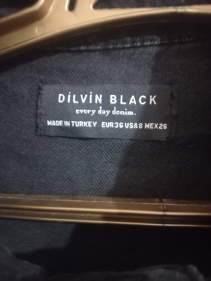 DILVIN BLACK TULUM KOT 36 BEDEN TEMIZ - Görsel 4