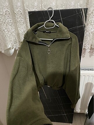 Yünlü polar sweatshirt