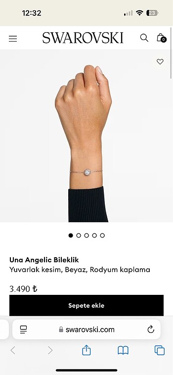 Beden SWAROSKİ ORJİNAL BİLEKLİK