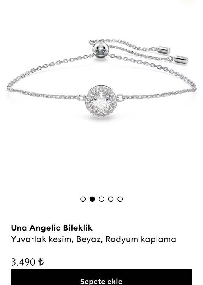 SWAROSKİ ORJİNAL BİLEKLİK - Görsel 3