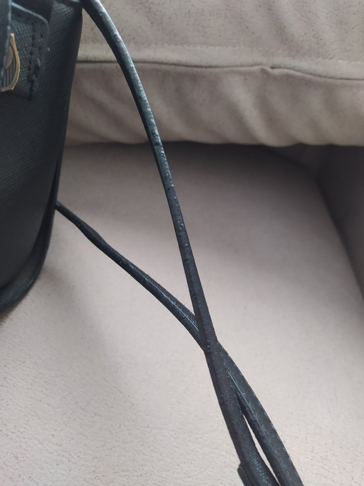 Siyah Deri Tokalı Kadın Çanta - Görsel 5