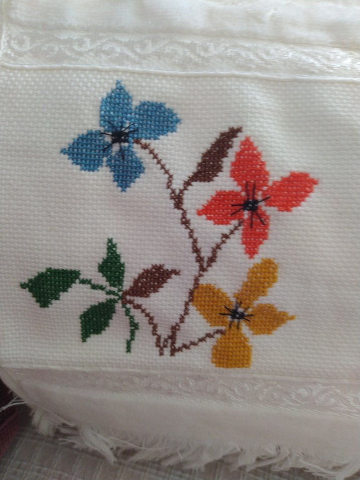 Renkli Nakışlı Bohem El İşi - Görsel 2