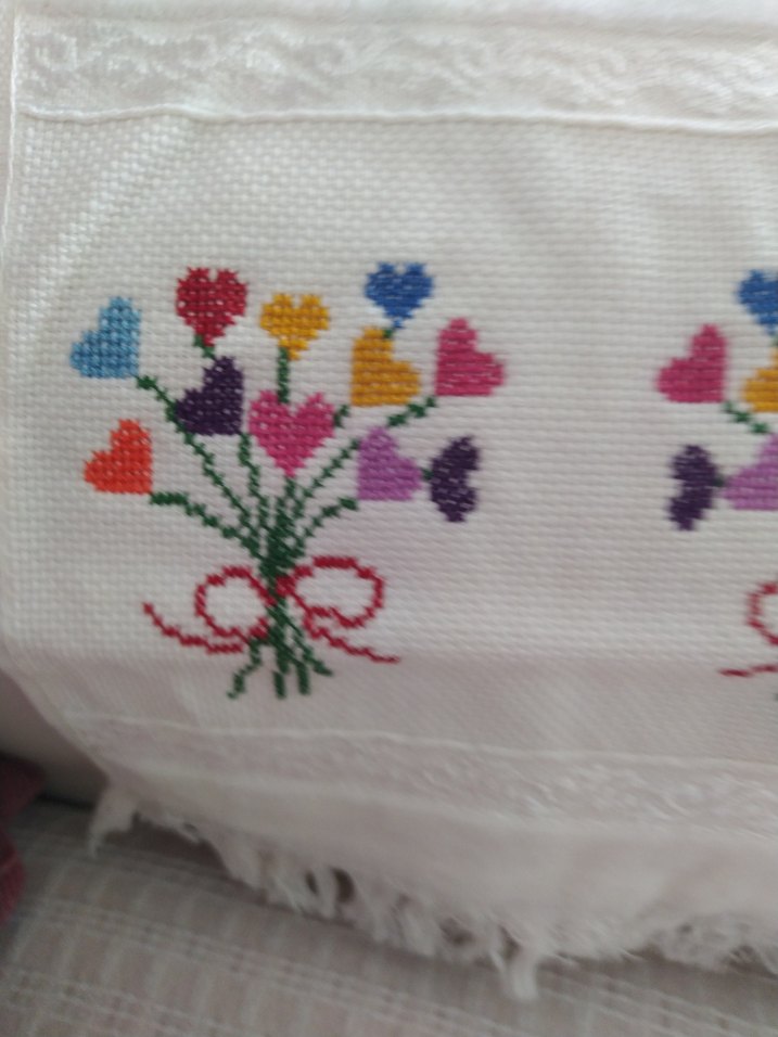 Nakışlı Çok Renkli mutfak havlusu - Görsel 2