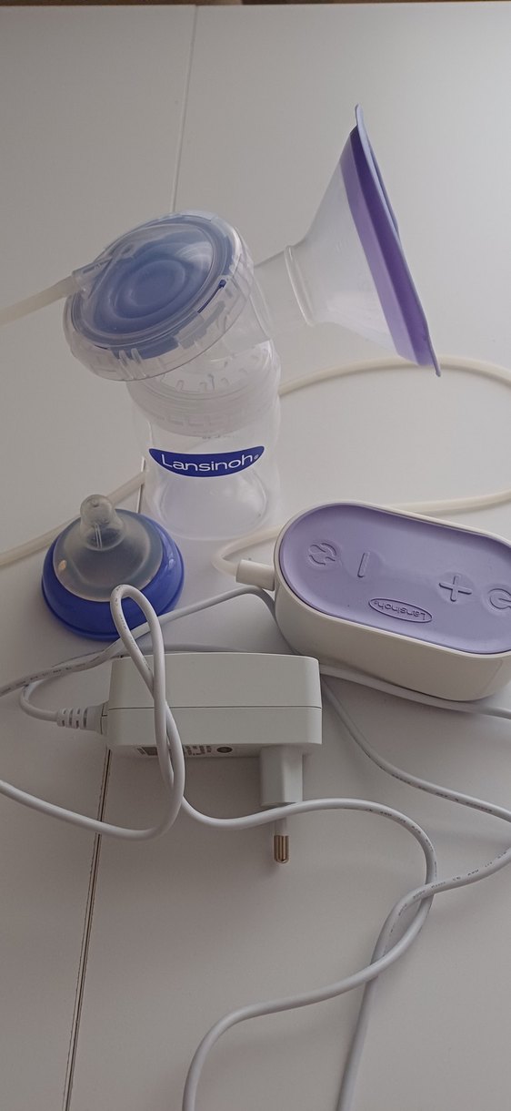 Lansinoh Mor Renkli Elektrikli Göğüs Pompası - Görsel 3