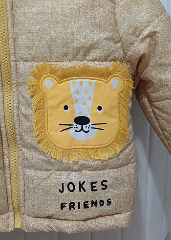 Kürklü Kapüşonlu Erkek Çocuk Mont - Görsel 2