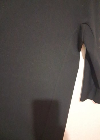 Uzun Kollu Siyah Kadın krep kışlık

 Elbise - Görsel 6