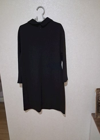 Uzun Kollu Siyah Kadın krep kışlık

 Elbise - Görsel 7