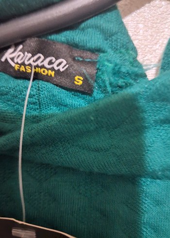 Kadın Yeşil Triko Boğazlı Midi Elbise - Görsel 5