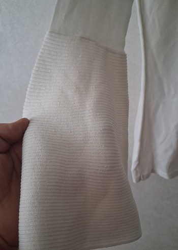 Beyaz Kadın bluz - Görsel 4