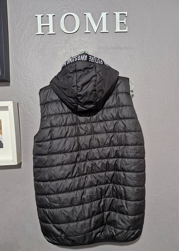 Siyah Fermuarlı Erkek Spor Yelek - Görsel 4