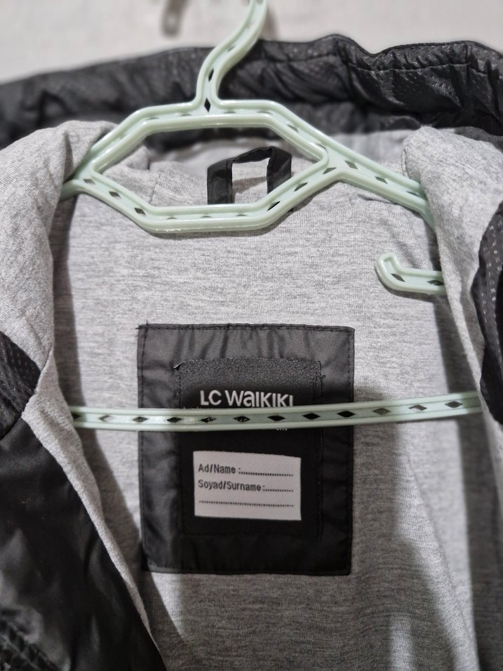 Siyah Fermuarlı Erkek Spor Yelek - Görsel 3