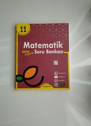 Endemik yayınları 11.sınıf matematik test kitabı