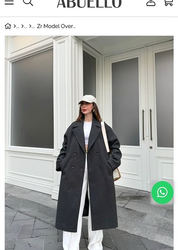 Suud Collection Antrasit Kaşe Kaban