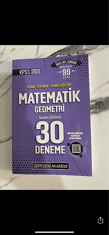 PEGEM Matematik 30 Deneme