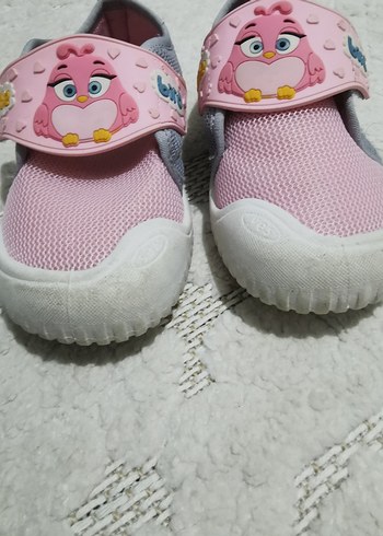 Kız Çocuk Pembe Cırt Cırtlı Spor Ayakkabı - Görsel 2