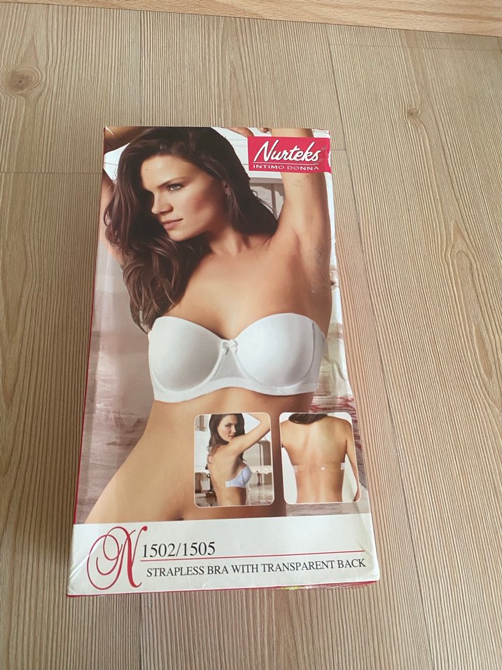 Beyaz Minimalist Sütyen - Görsel 2