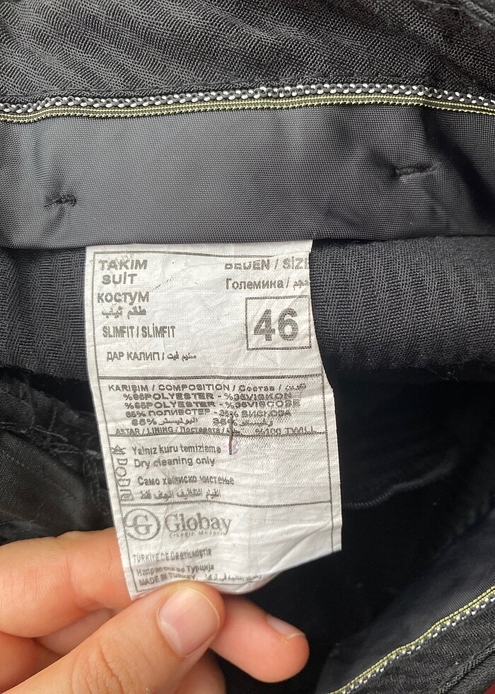 Erkek kumaş pantolon - Görsel 4