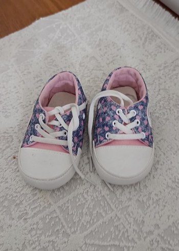 Kız Çocuk Renkli Baskılı bebek panduf - Görsel 2