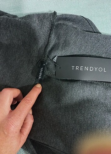 kalın kumaş çan elbise - Görsel 5