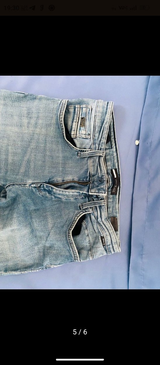 Mavi Kot Pantolon - Görsel 5