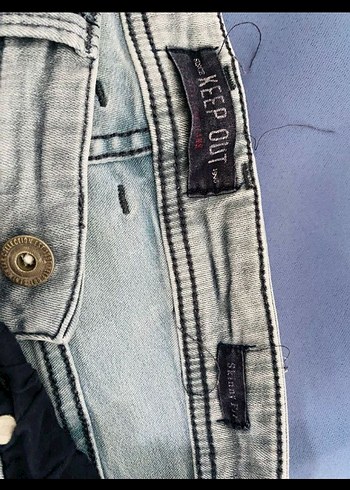 Gri  Erkek Kot Pantolon - Görsel 5