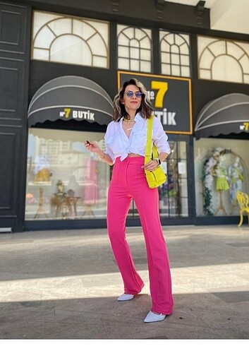 Zara model palazzo pantolon 