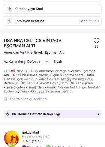 BOSTON CELTİCS Siyah Eşofman Altı - Görsel 6