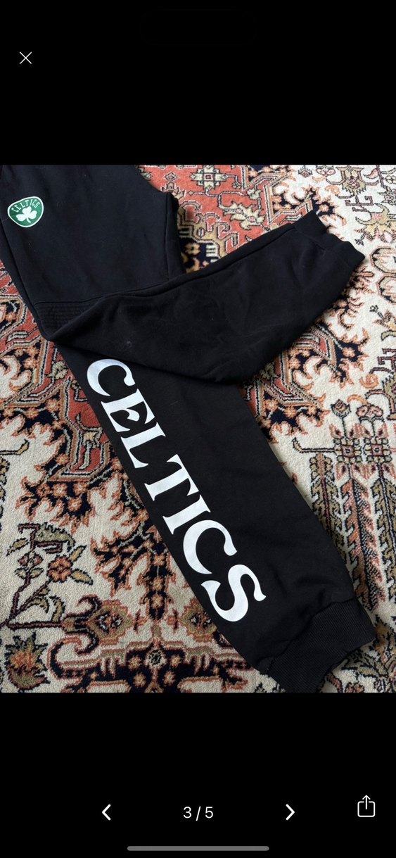 BOSTON CELTİCS Siyah Eşofman Altı - Görsel 3