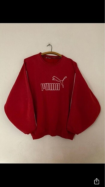 Orijinal Puma Vintage Bomber Sweatshirt