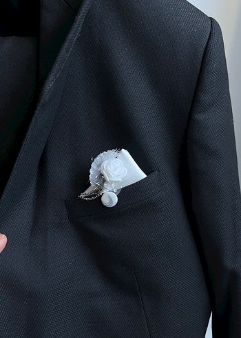 Erkek Siyah Regular Fit Takım Elbise Ceket - Görsel 7