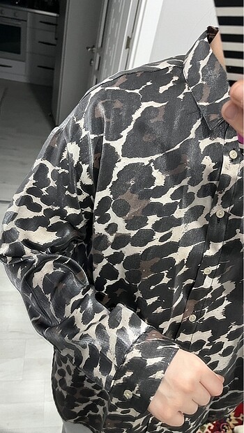 Leopar gömlek - Görsel 7