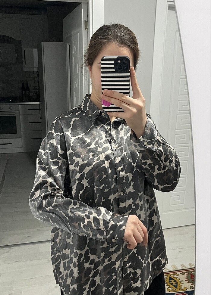 Leopar gömlek - Görsel 2
