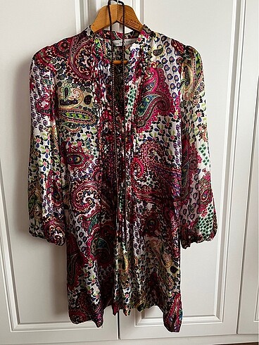 Zara Şal Desenli Tunik-Elbise