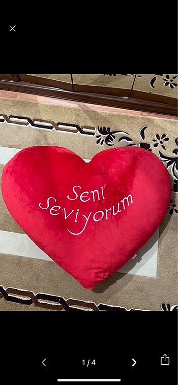 Beden seni seviyorum yastık